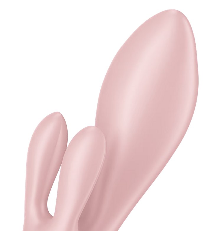 Close-up on the swelling insertable tip of the Satisfyer Air Pump Bunny 3 | Kinkly Shop