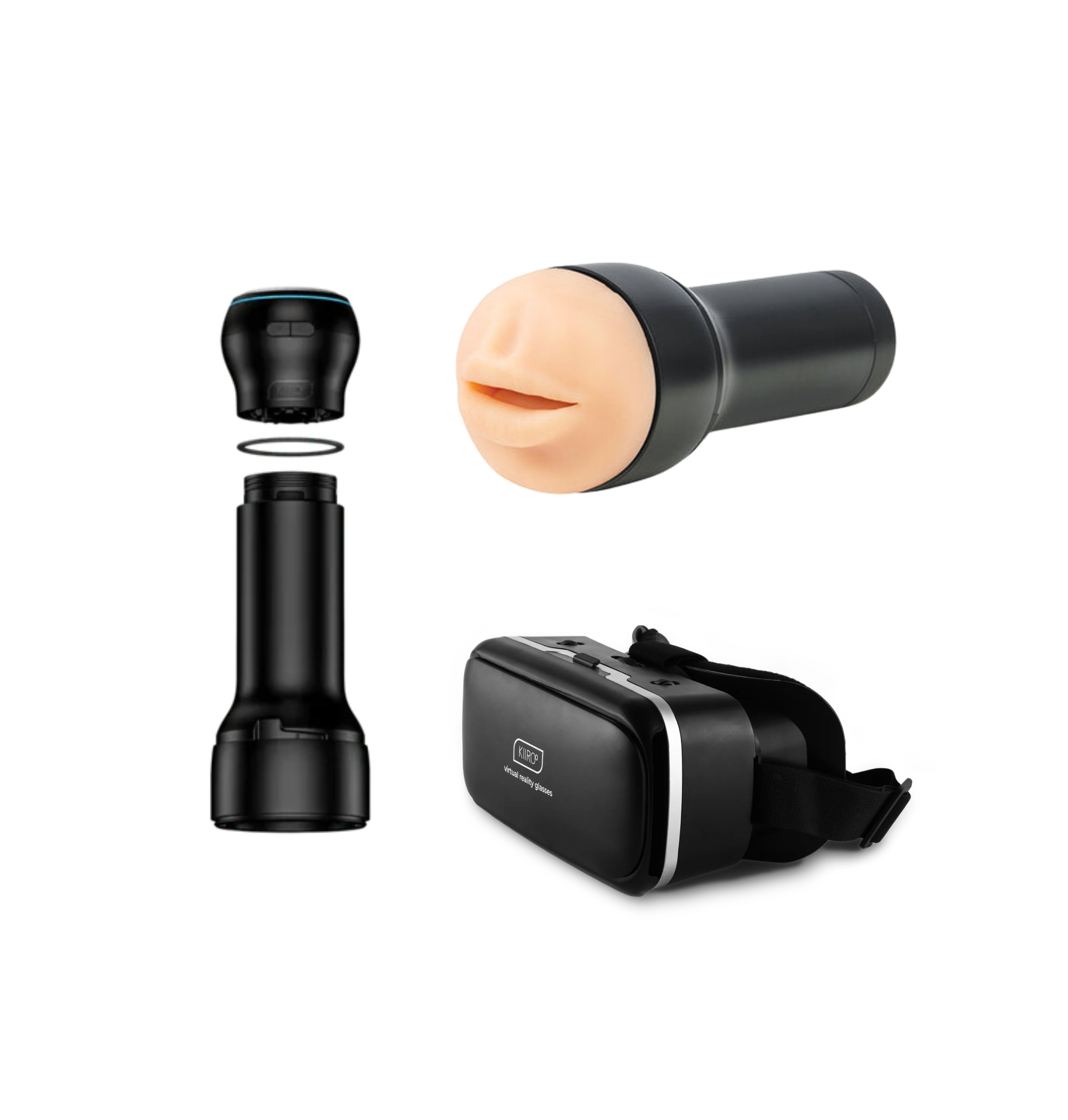 KIIROO VR Blowjob Experience Bundle with Bluetooth Stroker Kinkly Shop KIIROO VR Blowjob Experience Bundle with Bluetooth Stroker Kinkly Shop