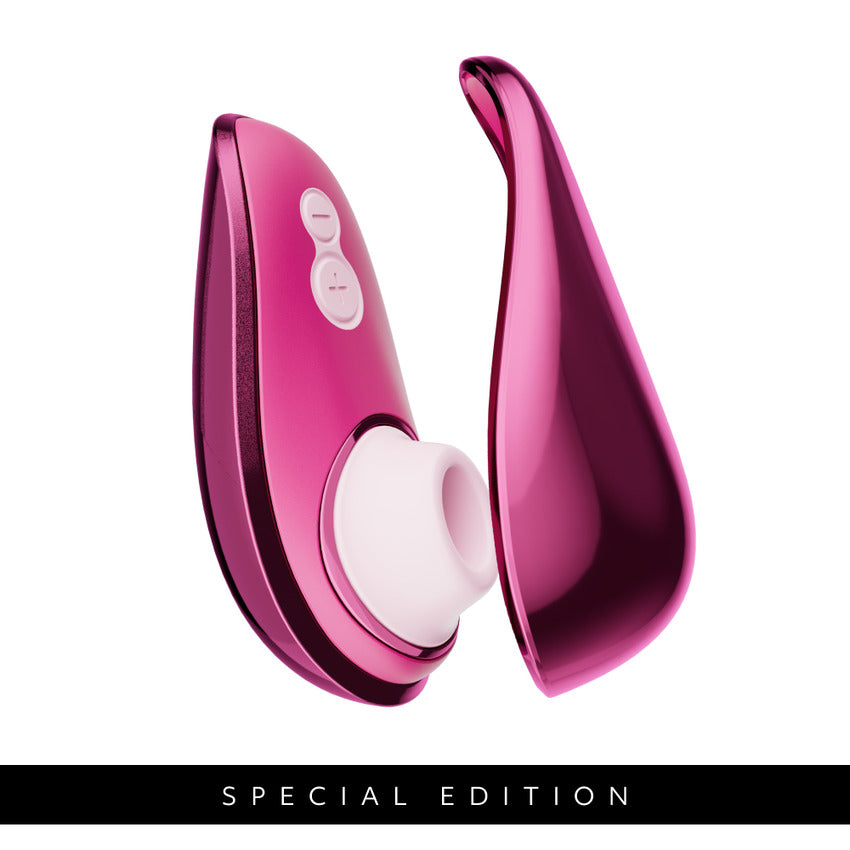 Womanizer x Iggy Azalea Liberty 2 in front of a plain white background with the bar "Special Edition" underneath it. | Kinkly Shop