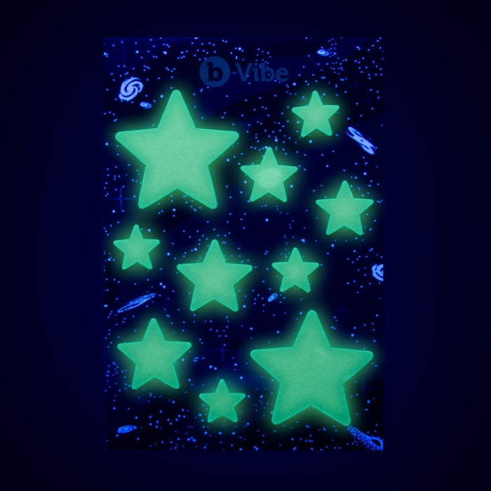 The glow in the dark star set sheet that's included in the kit. | Kinkly Shop