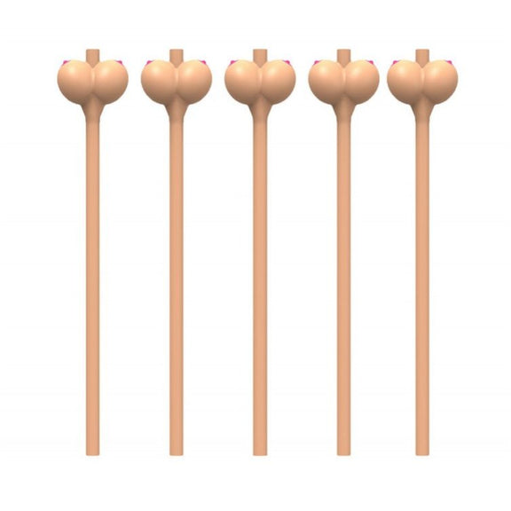 The Booby Straws in front of a plain white background. | Kinkly Shop