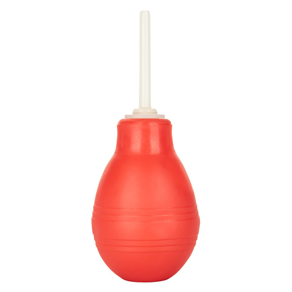 Anal Douche in Red against a plain white background | Kinkly Shop