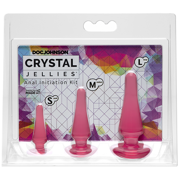 Crystal Jellies Anal Initiation Kit packaging | Kinkly Shop