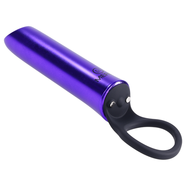 Close-up on the silicone handle that's built into the base of the Merci Power Play | Kinkly