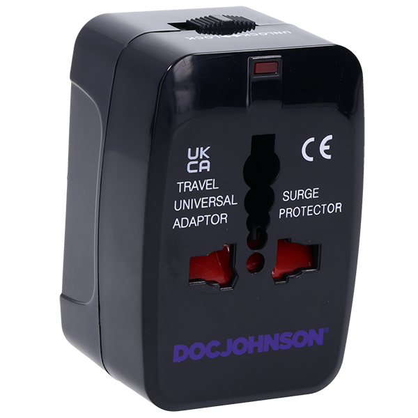 The travel adapter that's included with the Merci Power Wand | Kinkly
