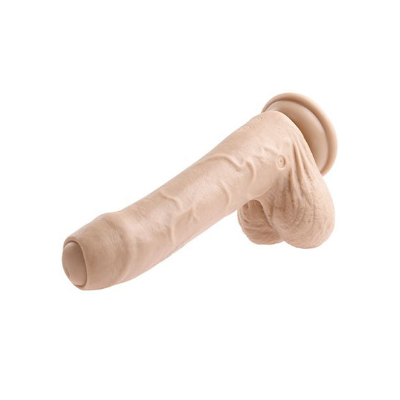 The Evolved Peek a Boo Vibrating Dildo in Light | Kinkly Shop