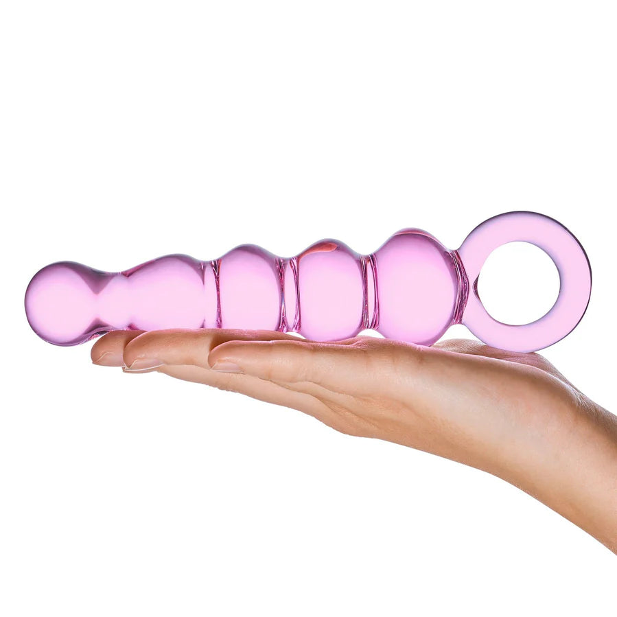 The Glas Quintessence lays flat on top of an outstretched, flat palm. It is longer than the person's outstretched palm. | Kinkly Shop