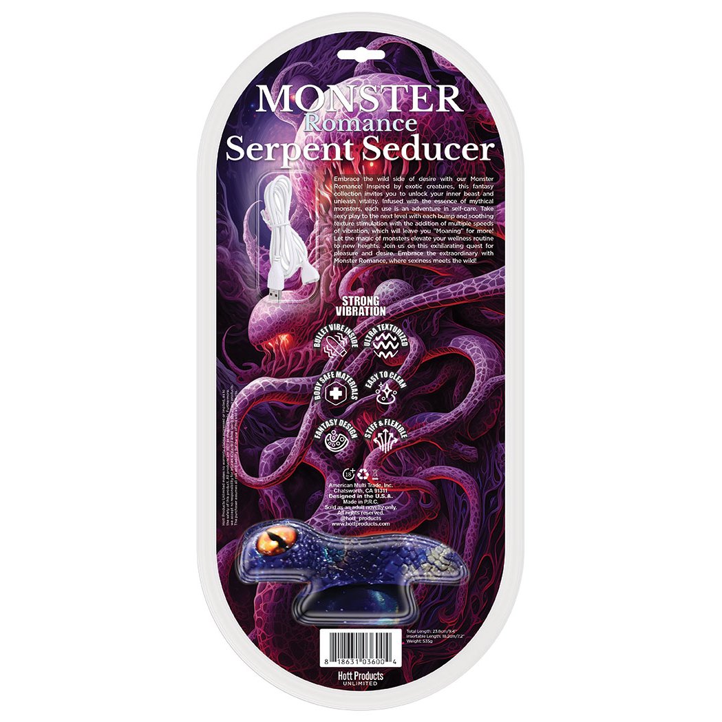 Backside of the Monster Romance Vibrating Serpent Seducer | Kinkly Shop