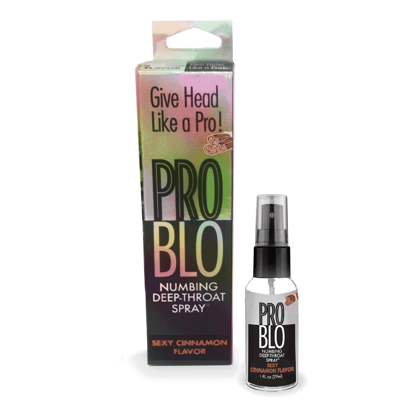 Problo Numbing Spray in Cinnamon | Kinkly Shop