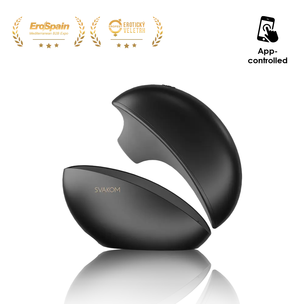 The Svakom Pulse Galaxie in Black | Kinkly Shop