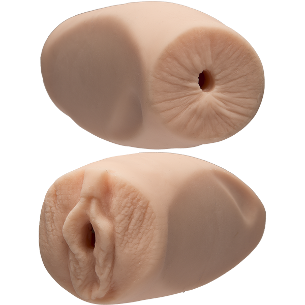 The two sides of the same, Signature Strokers Kittens & Cougars: Pussy & Ass stroker. The tunnel inside the stroker is the same. The entrances on each end just look different. | Kinkly Shop