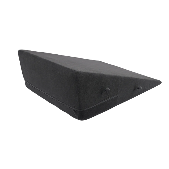 Side view of the Sportsheets Positioner Plus shows the nylon loops built into the side of the furniture that can be used for bondage. | Kinkly Shop