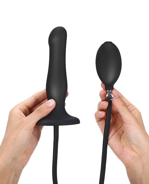 Strap-on-Me Inflatable Dildo Plug - Expandable, Suction Base Kinkly Shop Strap-on-Me Inflatable Dildo Plug - Expandable, Suction Base Kinkly Shop