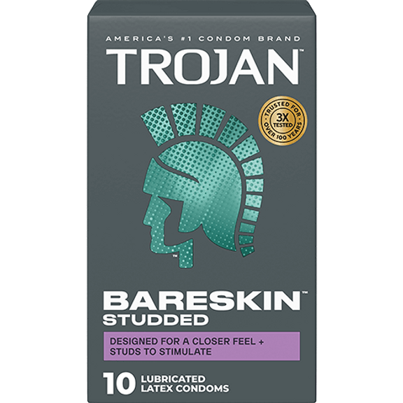 Trojan Bareskin Studded