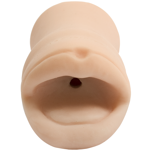 Close-up of the pair of lips that makes the entrance to the Ultraskyn Palm Pal | Kinkly
