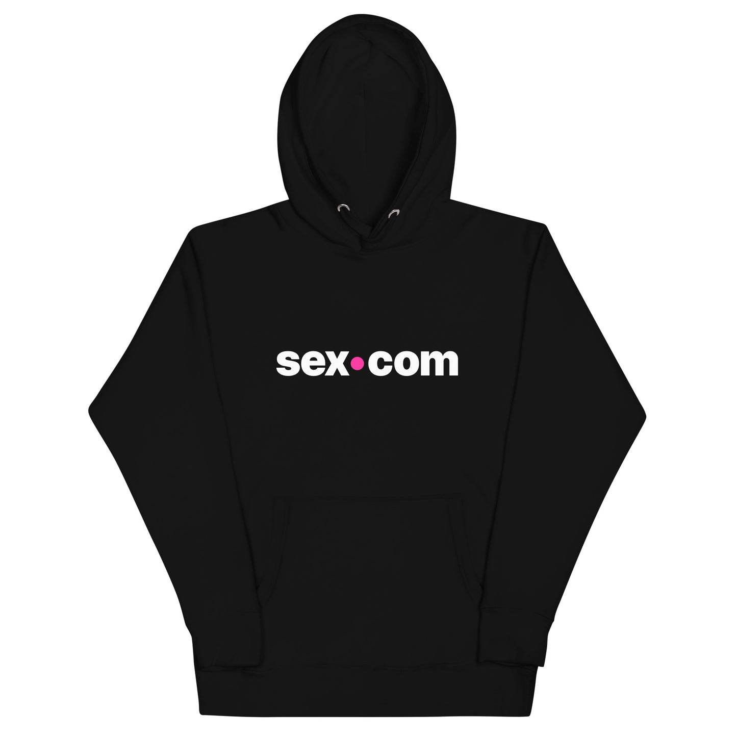 Sweat à capuche unisexe Sex.com - Noir