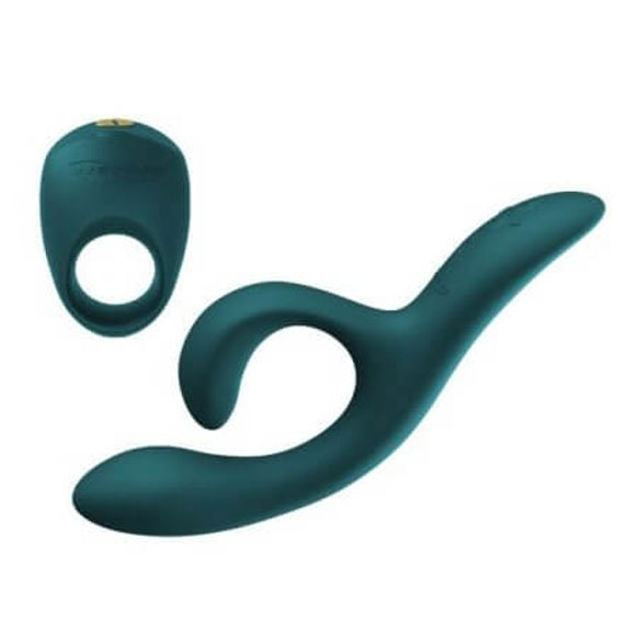 The We-Vibe Pivot and the Nova 2 that make up the We-Vibe Date Night Kit. | Kinkly Shop