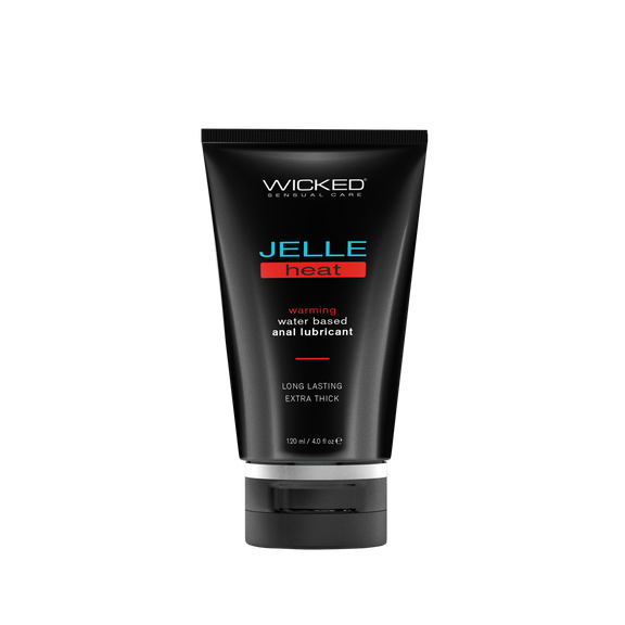 The bottle of Wicked Jelle Warming - 4 oz lube | Kinkly Shop