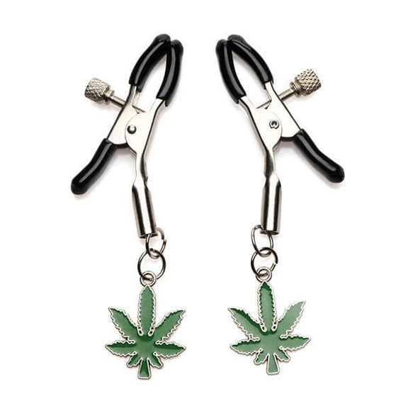 The XR Mary Jane Nipple Clamps in front of a plain white background | Kinkly Shop