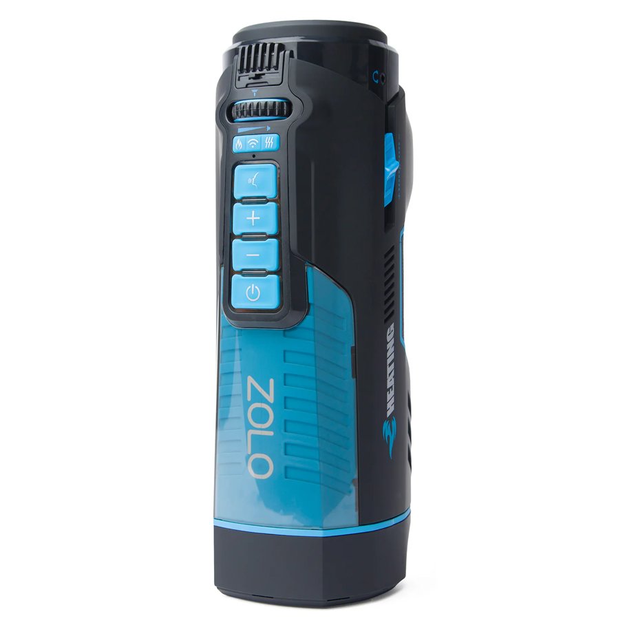 Front panel of the ZOLO Roboblow, showcasing the stroker has easily 10 buttons to control all of the different functions inside of the toy. | Kinkly Shop