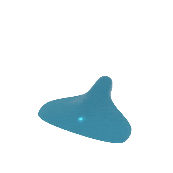 A GIF shows both sides of the Wild Flower Enby 2. You can see the different angles of the Enby 2 including the control button and the magnetic charging port. | Kinkly Shop