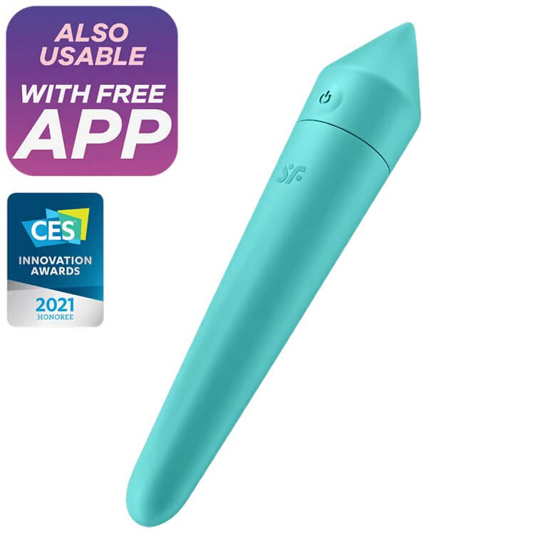 Satisfyer Ultra Power Bullet 8 in Turquoise | Kinkly Shop