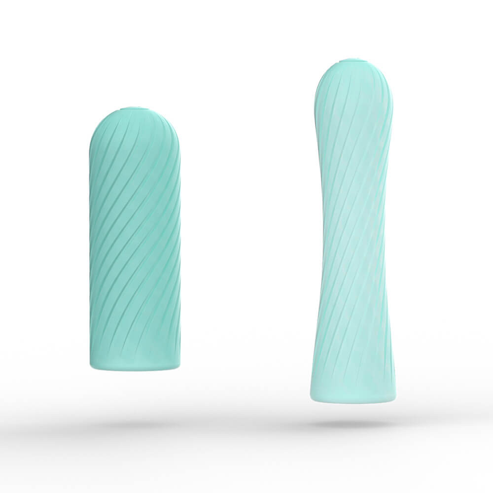 The Arcwave Ghost sleeve at rest and the Arcwave Ghost shown stretched out to a fuller length. | Kinkly Shop