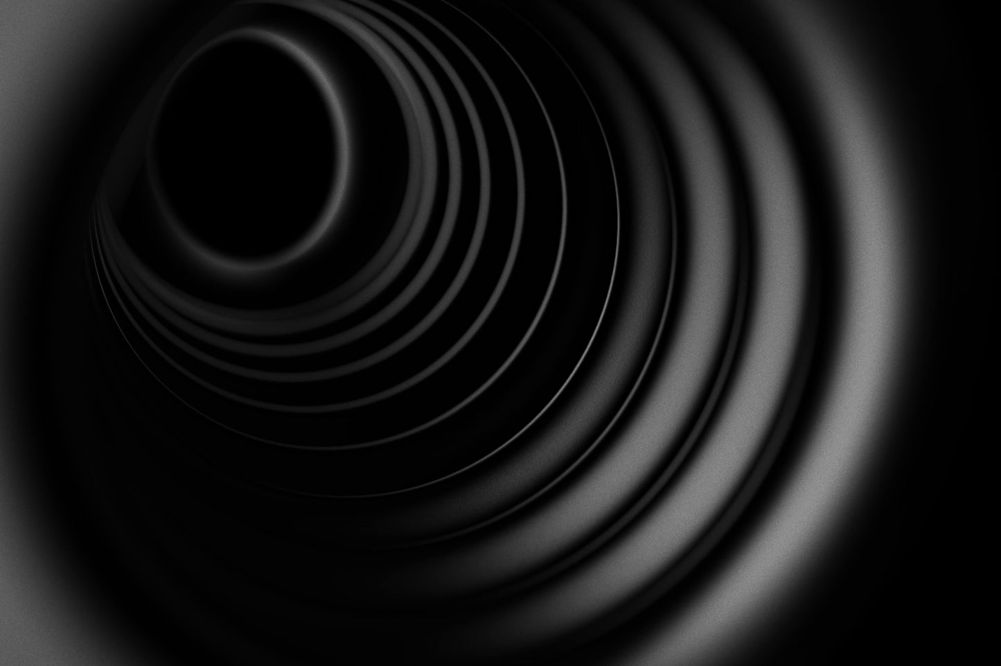Close-up of the ribbed internal tunnel of the Arcwave Voy. It features deep ribbing. | Kinkly Shop