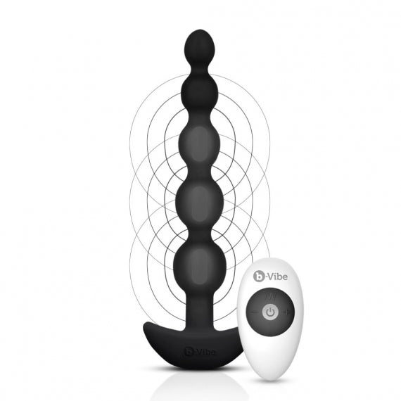 b-Vibe Cinco Vibrating Anal Beads Remote Control Pleasure Kinkly Shop b-Vibe Cinco Vibrating Anal Beads Remote Control Pleasure Kinkly Shop