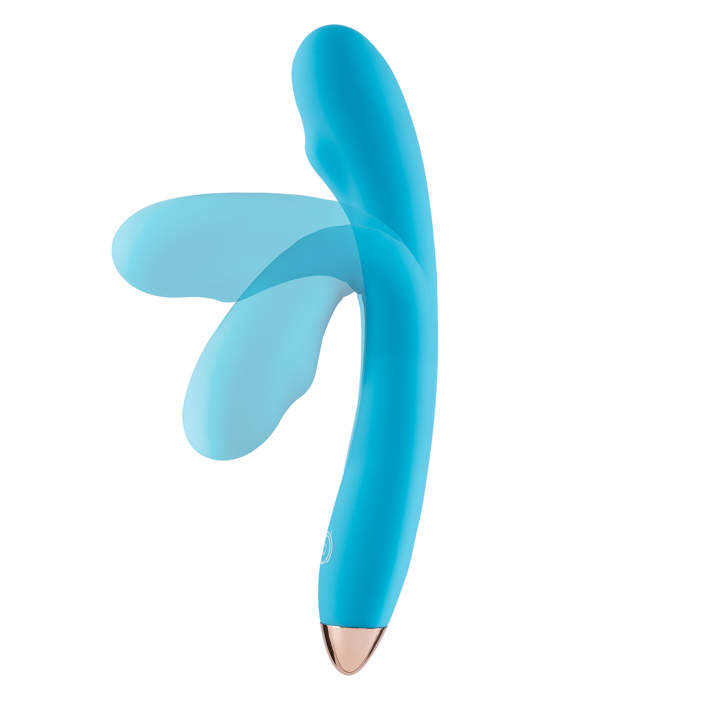 Image showing the flexiblility of the Cloud 9 G-Spot Slim Single as it can nearly bend 180-degrees back onto itself | Kinkly Shop