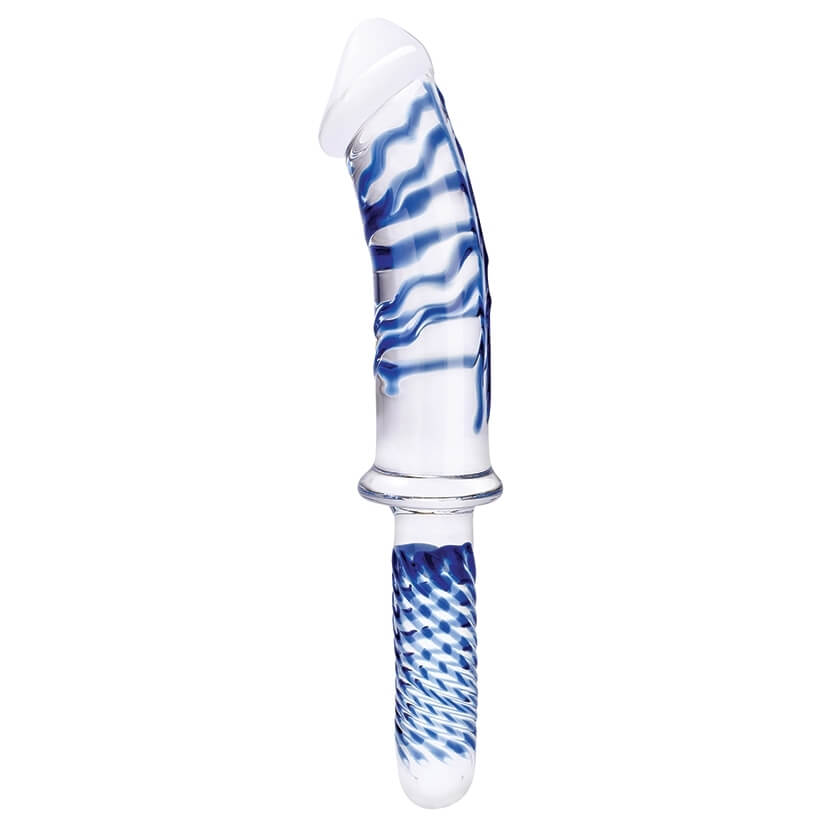 Glas 11" Realistic Dildo Large Glass Toy with Dual-Ended Grip Kinkly Shop Glas 11" Realistic Dildo Large Glass Toy with Dual-Ended Grip Kinkly Shop