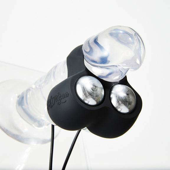 Hot Octopuss Jett shown on the tip of a body safe sex toy dildo | Kinkly Shop