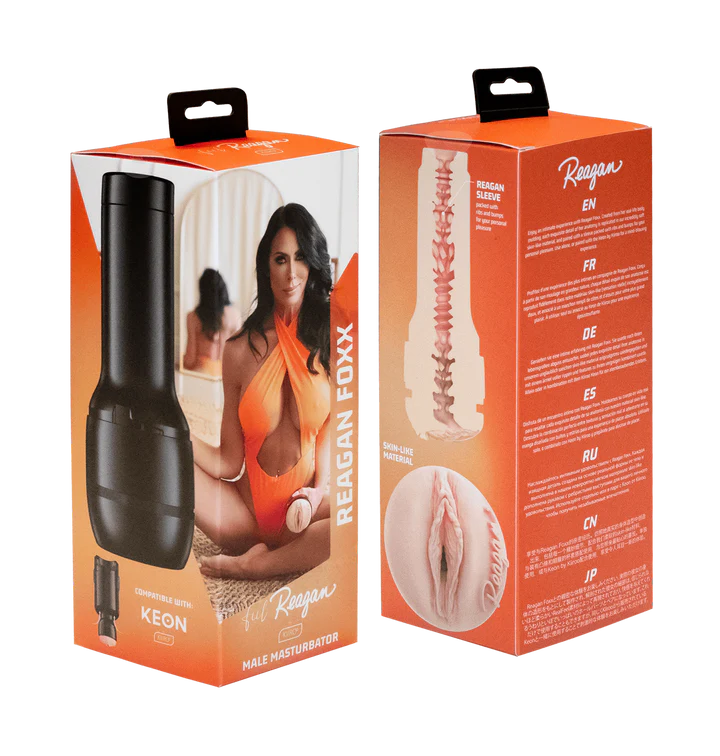 Packaging for the KIIROO FeelStars FeelReagan Stroker | Kinkly Shop