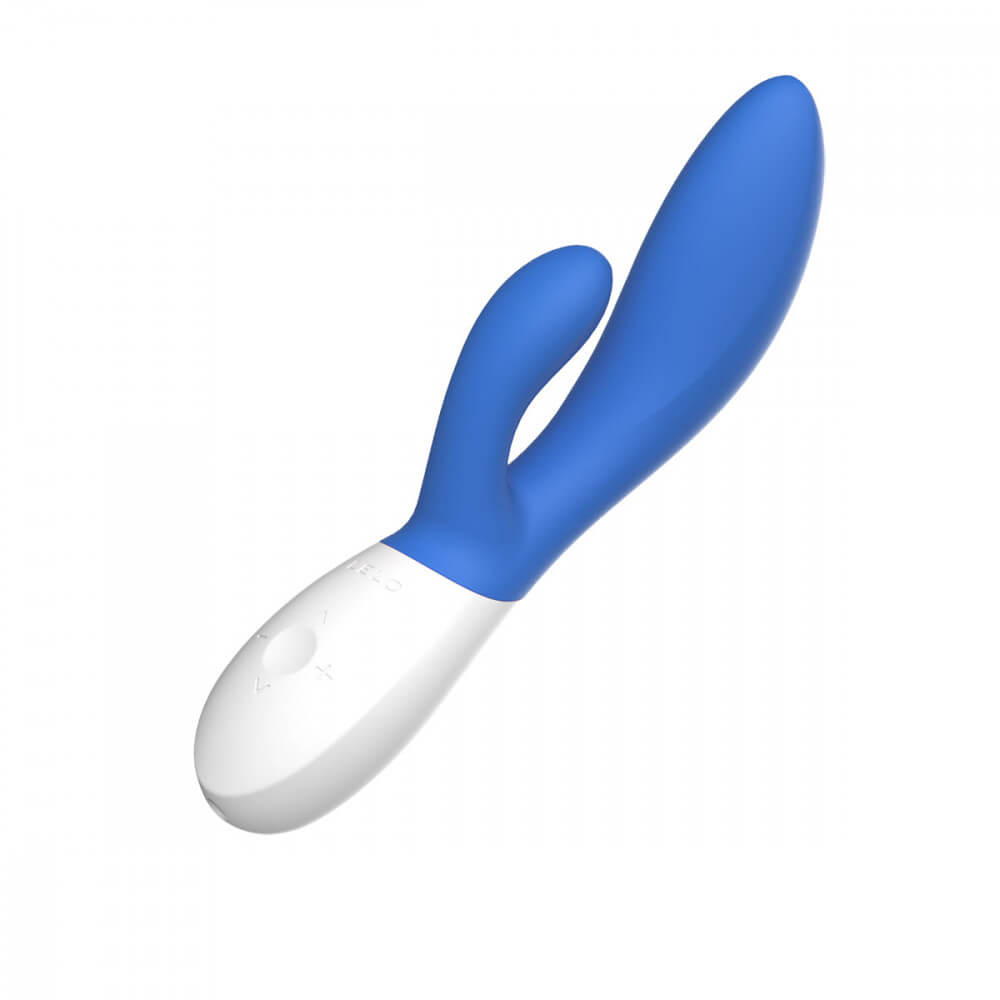 Another angle of the LELO INA Wave 2 in Cali Sky Blue. | Kinkly Shop