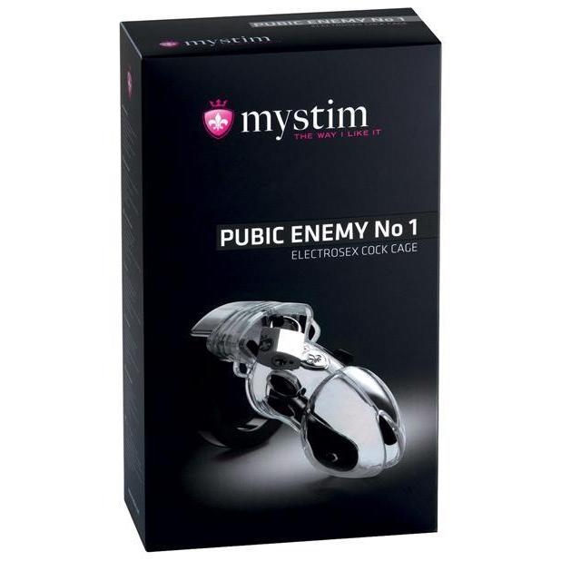 Mystim Pubic Enemy #1 Cock Cage - Kinkly Shop