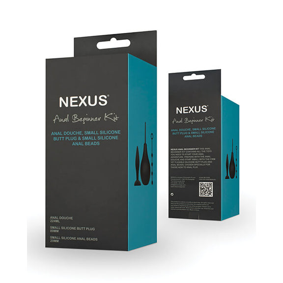 Packaging of the Nexus Beginner Anal Kit. It all comes in a rectangular box. | Kinkly Shop