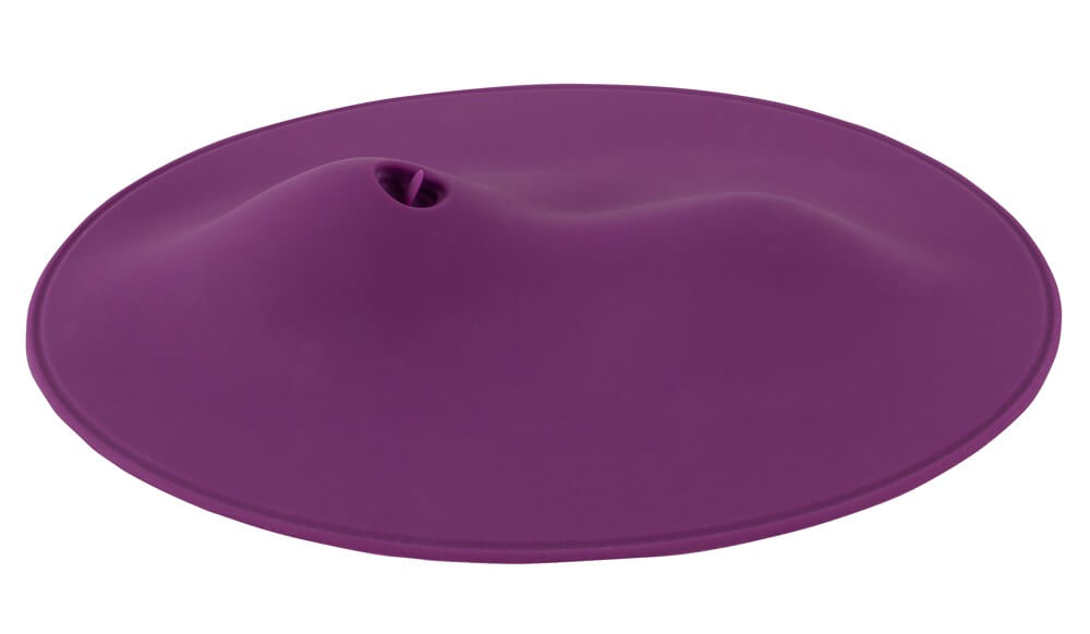 A 3/4th's view of the Orion VibePad 2. This angle showcases the curvature of the swells of the toy. | Kinkly Shop