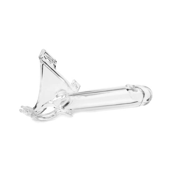 The dildo and base of the Perfect Fit Zoro Knight. It's clearly translucent in color. | Kinkly Shop