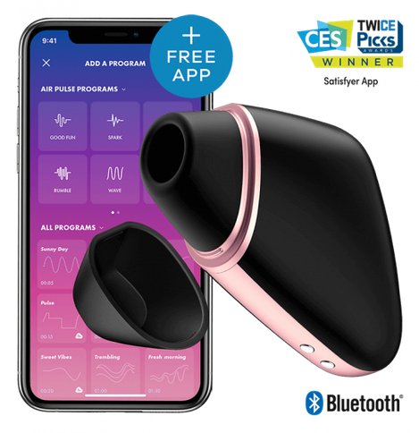 Satisfyer Love Triangle Suction & Vibration with App Control Kinkly Shop Satisfyer Love Triangle Suction & Vibration with App Control Kinkly Shop
