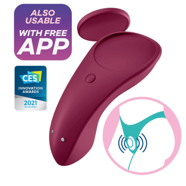 Satisfyer Sexy Secret App-Controlled Panty Vibrator Kinkly Shop Satisfyer Sexy Secret App-Controlled Panty Vibrator Kinkly Shop