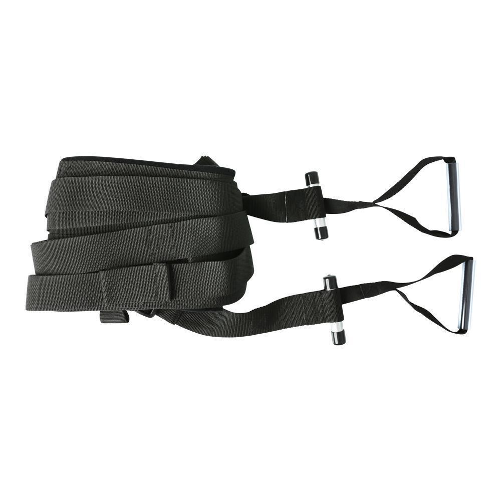 Close-up image of the Sportsheets Door Jam Sex Sling shows the texture on the nylon straps - and how small the bundle folds up for complete discretion. | Kinkly Shop