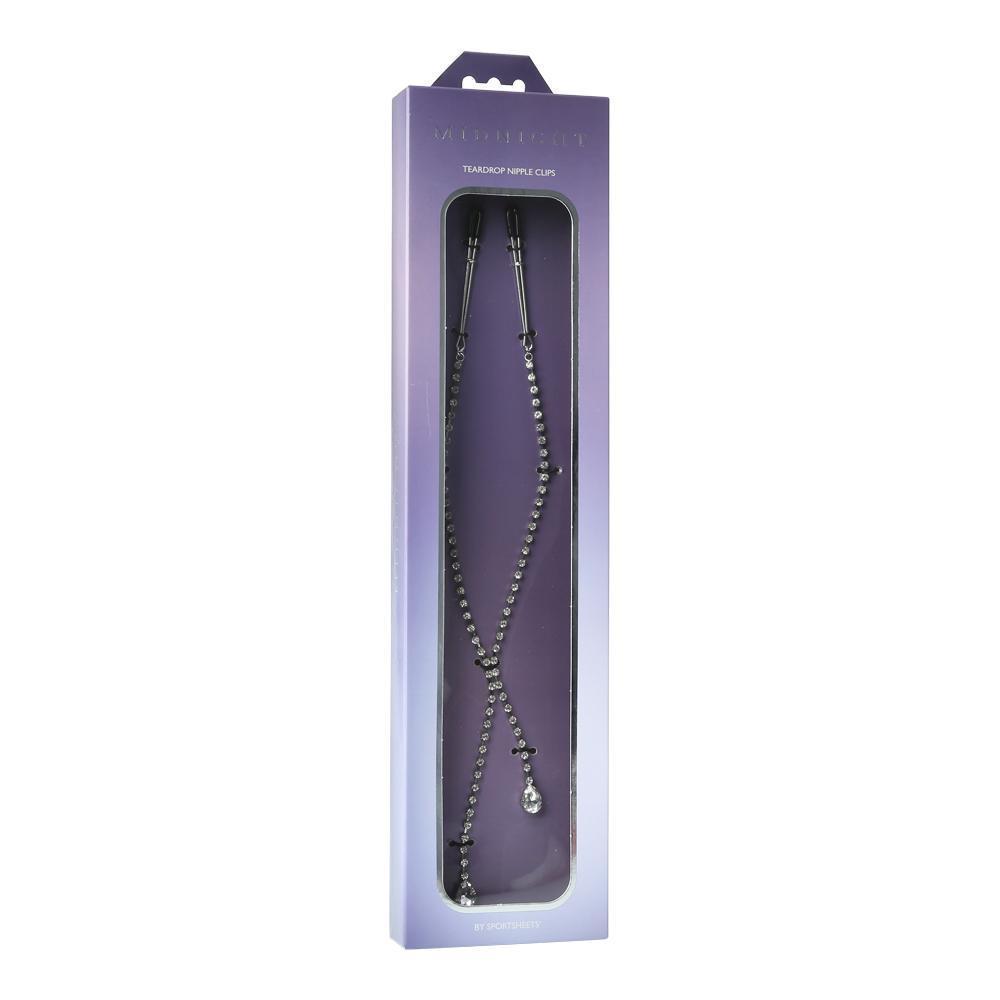 Sportsheets Double Strand Diamond Gem Nipple Clips - Kinkly Shop