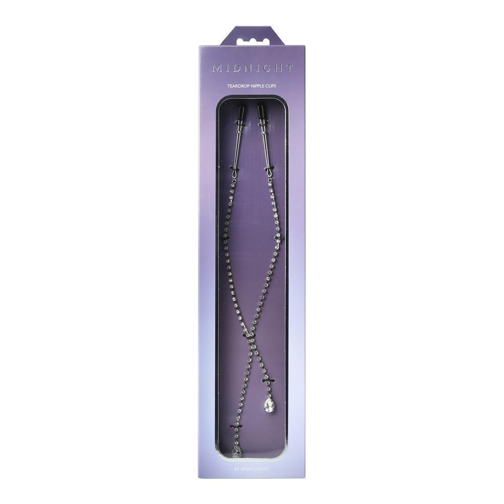 Sportsheets Double Strand Diamond Gem Nipple Clips - Kinkly Shop