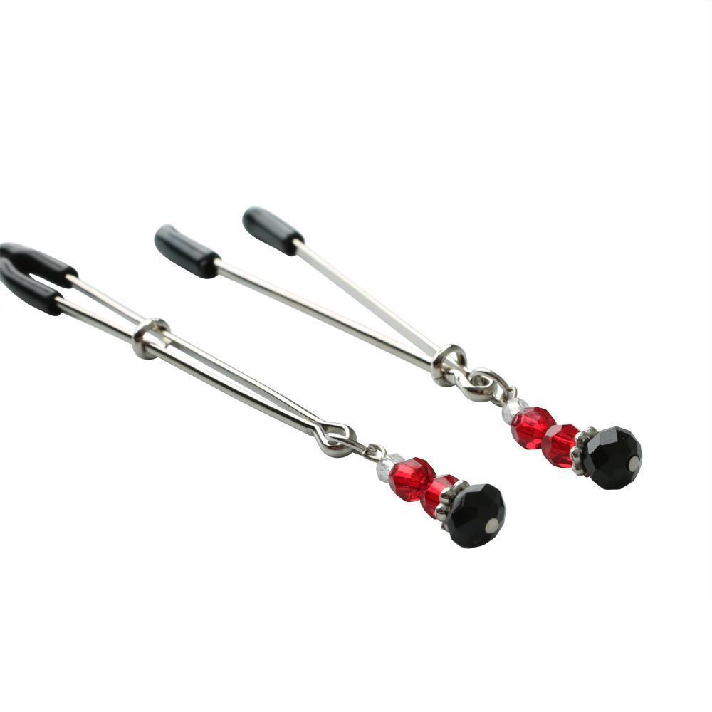 Sportsheets Ruby Black Nipple Clips - Kinkly Shop