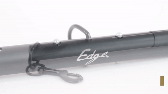GIF shows a close-up view that showcases the adjustable design of the Sportsheets Adjustable Spreader Bar | Kinkly Shop