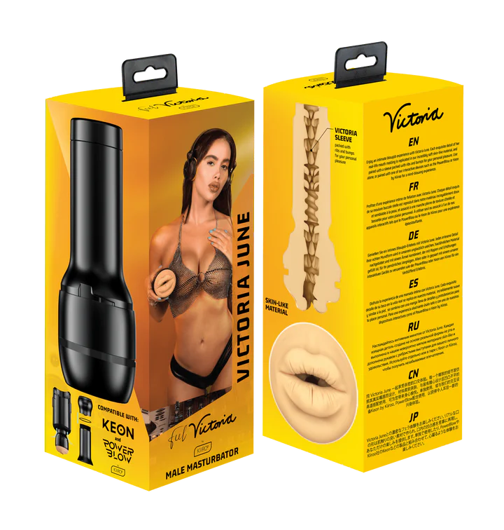 Packaging for the KIIROO FeelStars FeelVictoria June Mouth | Kinkly Shop