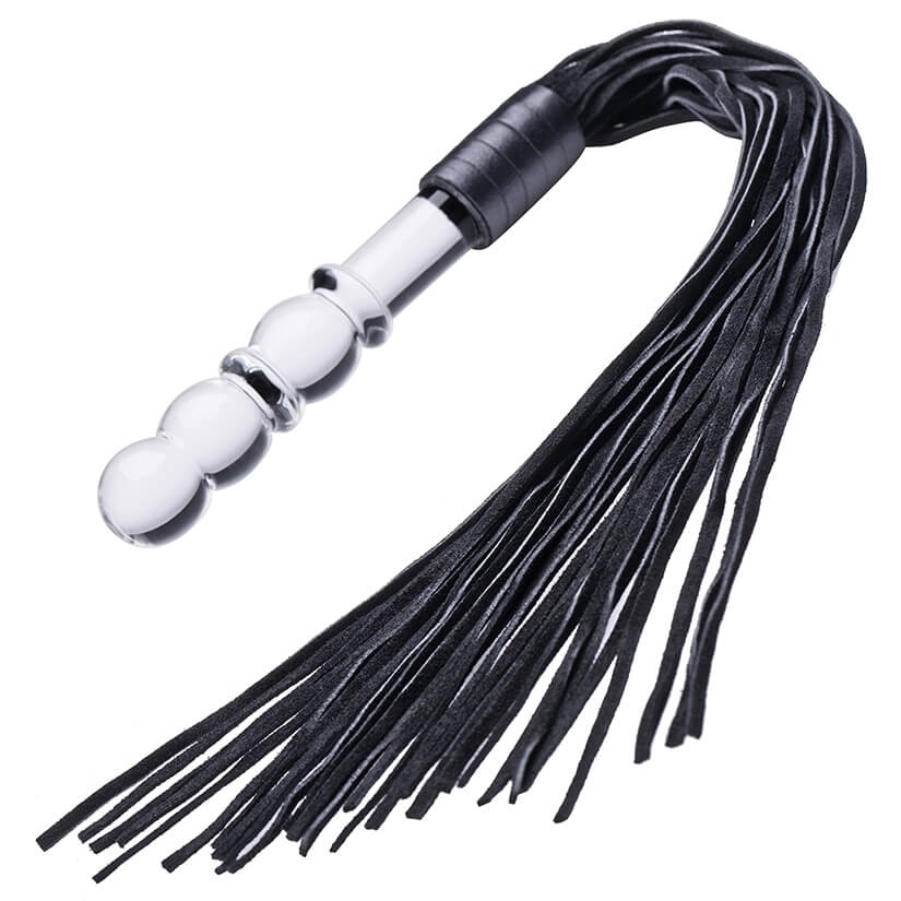 Prisms Lingam Glass Dildo Flogger Dual-Use Impact & Insertable Kinkly Shop Prisms Lingam Glass Dildo Flogger Dual-Use Impact & Insertable Kinkly Shop