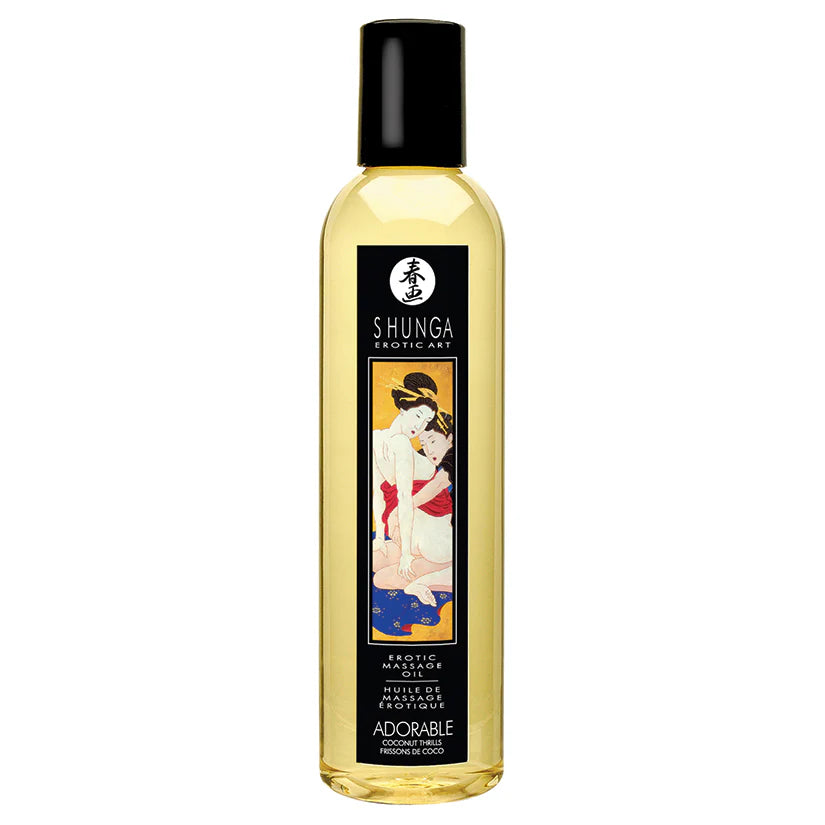 Aceite de masaje erótico Shunga