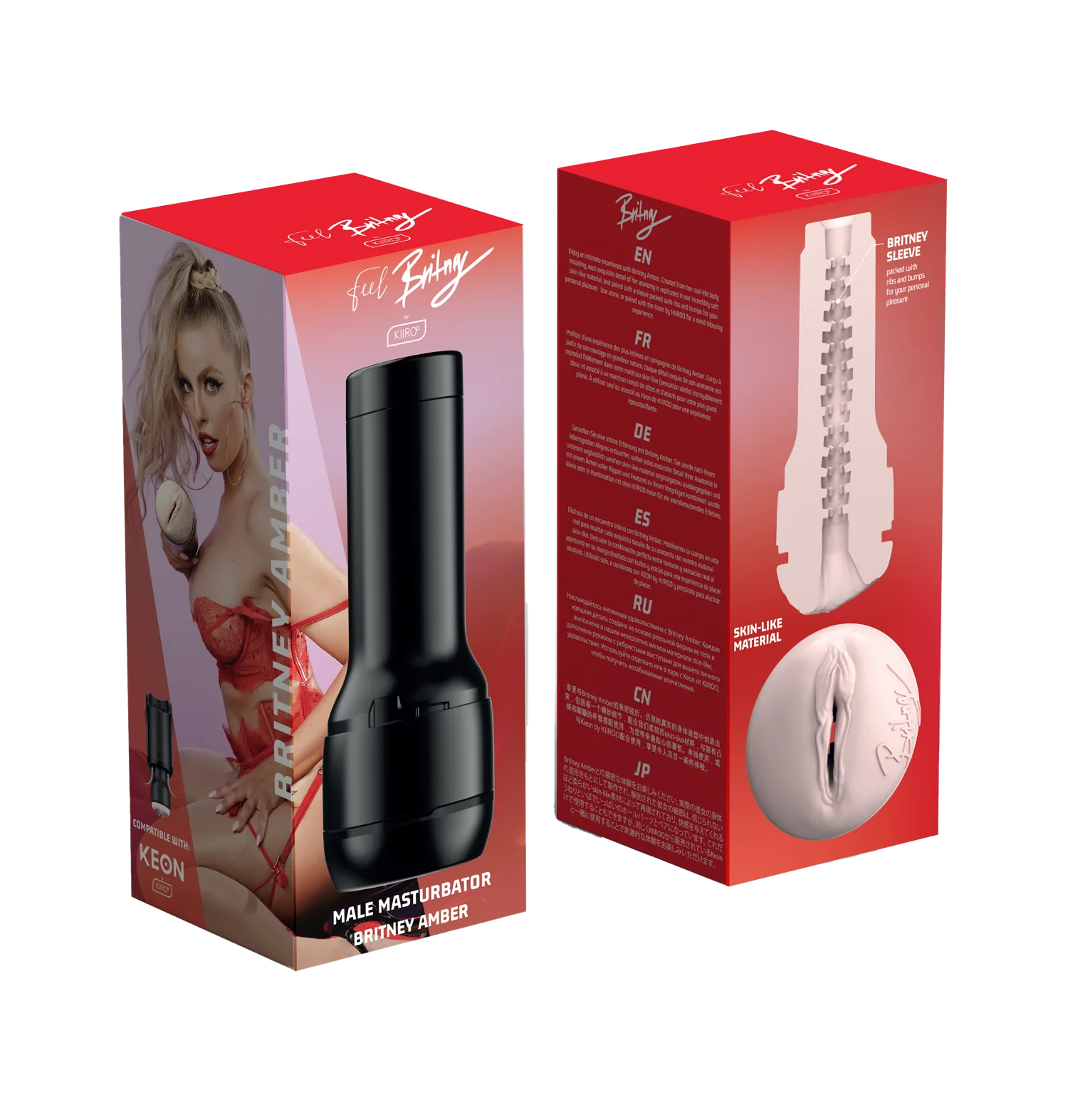Packaging of the FeelStars FeelBritney Stroker | Kinkly Shop