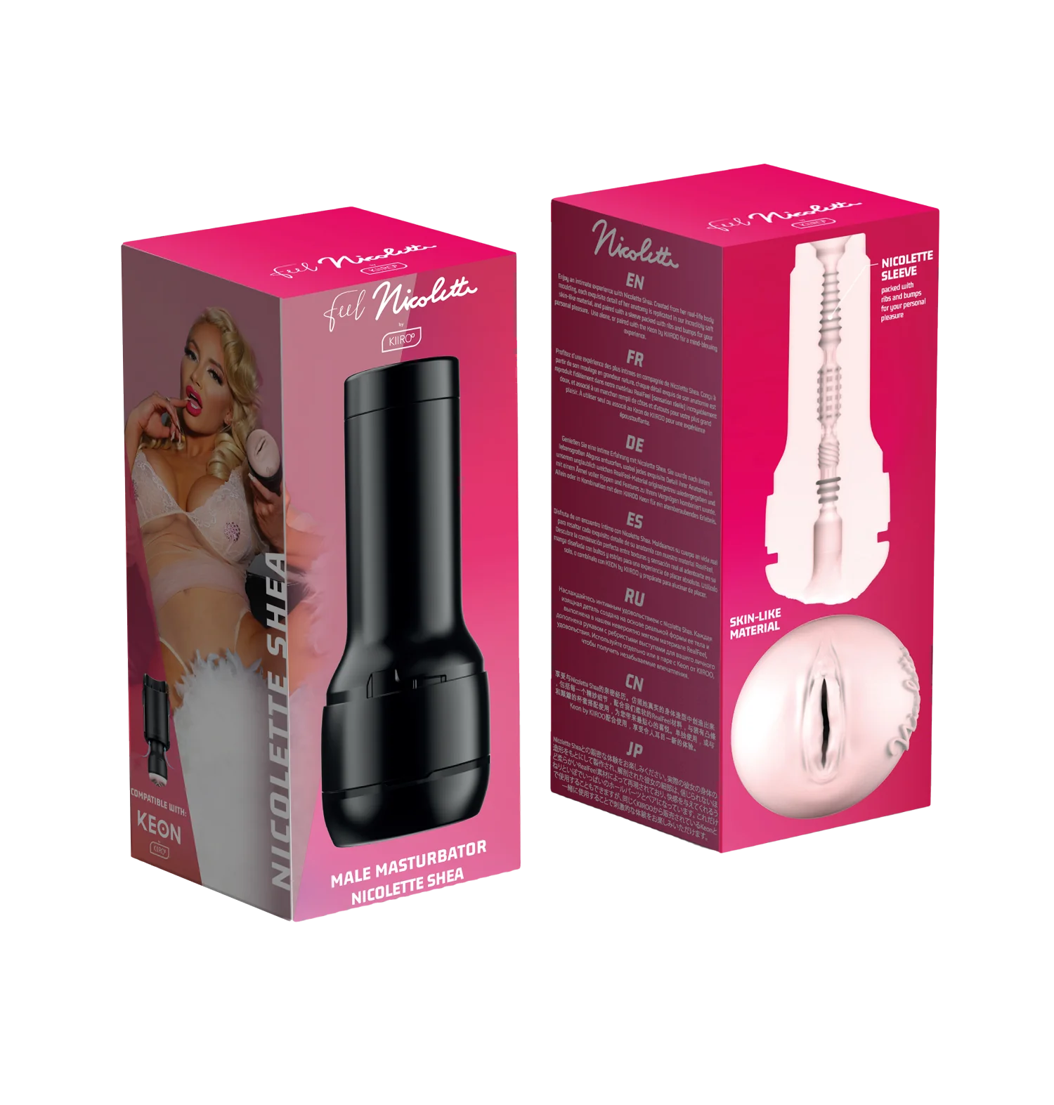 Packaging for the KIIROO FeelStars FeelNicolette Stroker 